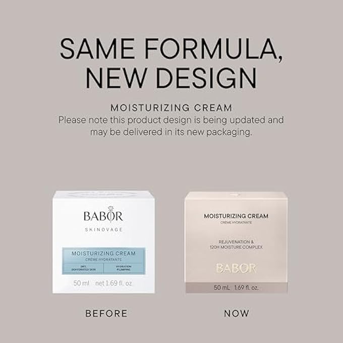 Babor SKINOVAGE MOISTURISING CREAM, FACE CREAM FOR DRY SKIN, INTENSIVE MOISTURISING CARE WITH HYALURONIC ACID, VEGAN FORMULA, 50 ML - Image 3